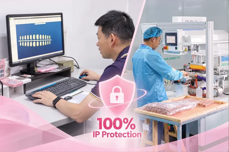 Proprietary nail injection molds made in-house — 100% IP protection for private label