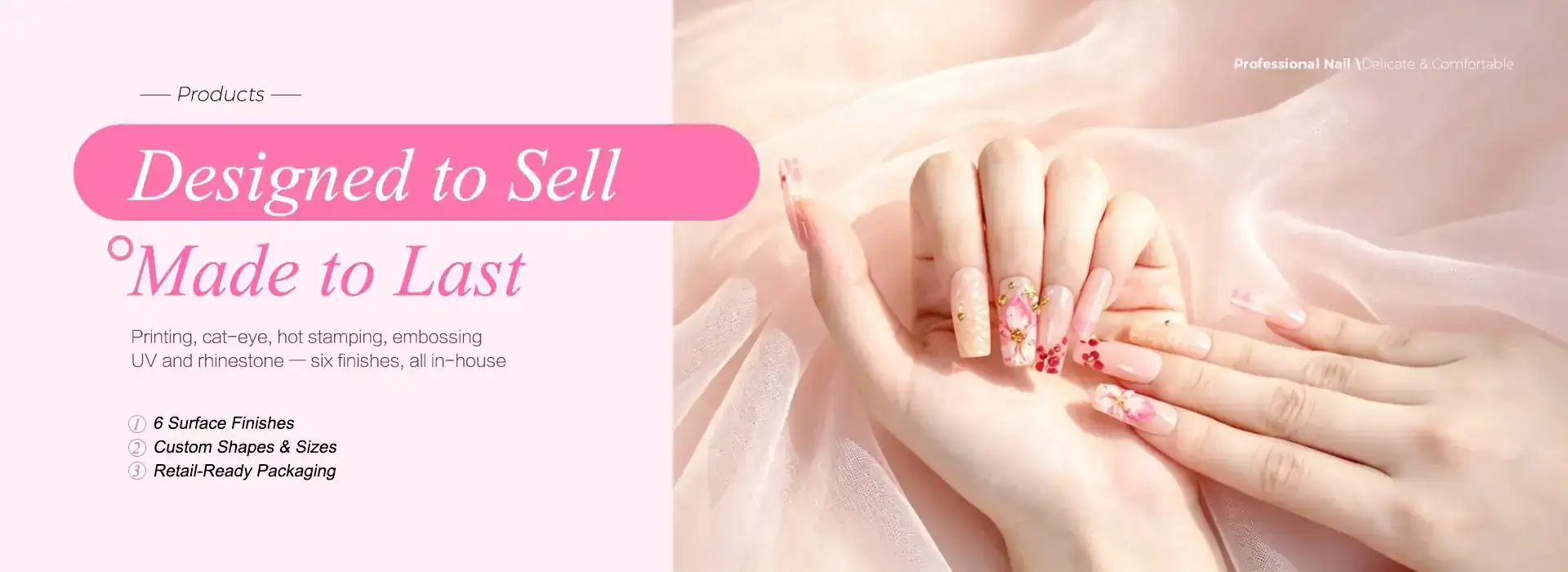 Press-On Nails Direct From Source OEM ODM